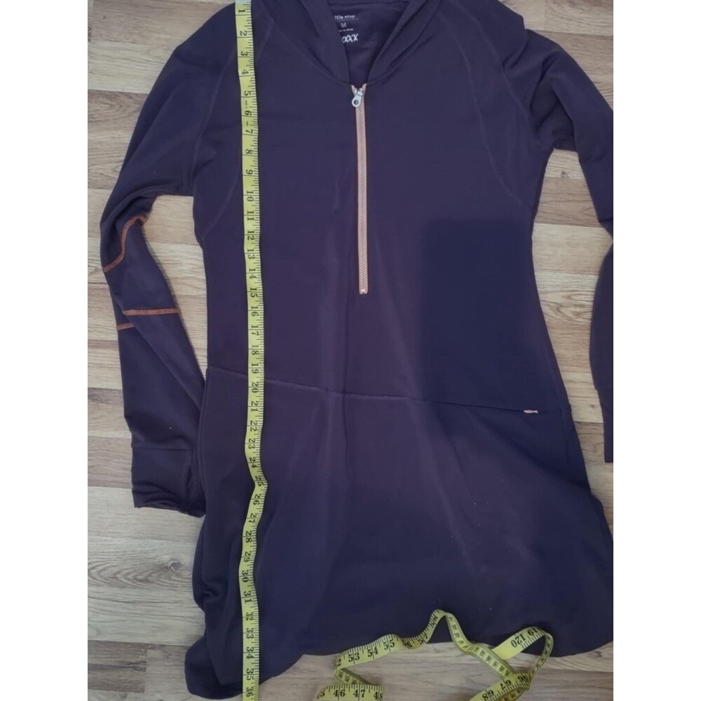 Title Nine | Plum Purple Stretchy Athletic Hoodie Dress Size Medium - Picture 7 of 7